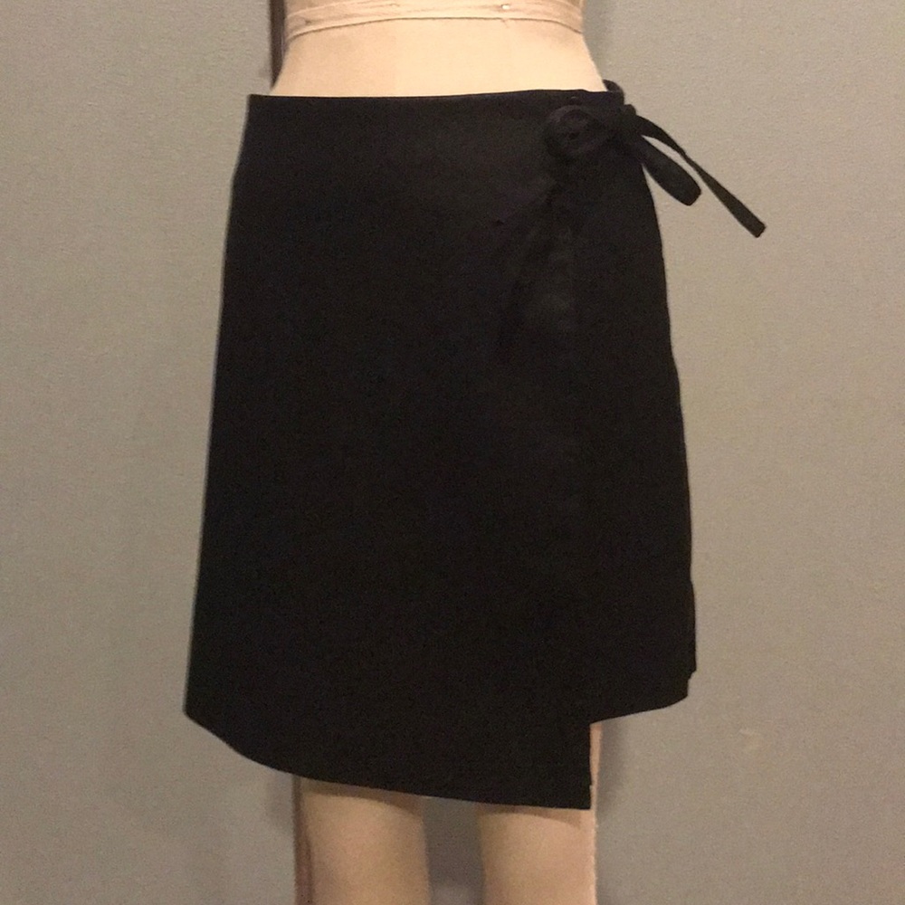 Vegan leather mini skirt